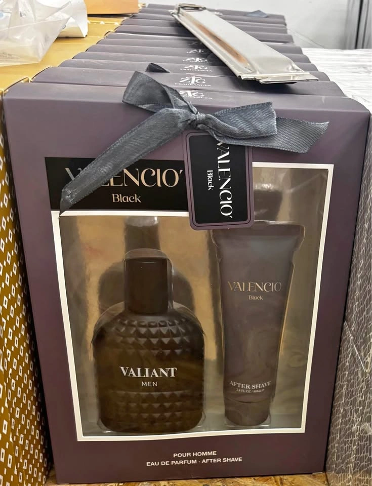 Valencia Black Perfume Gift Set for Men