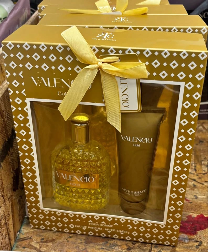 Valencio Gold Perfume Gift Set for Men