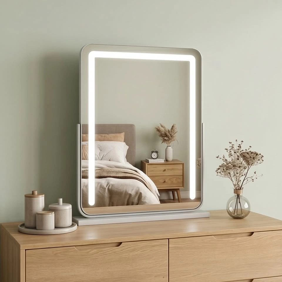Modern LED Vanity Mirror - 360° Swivel - photo 2