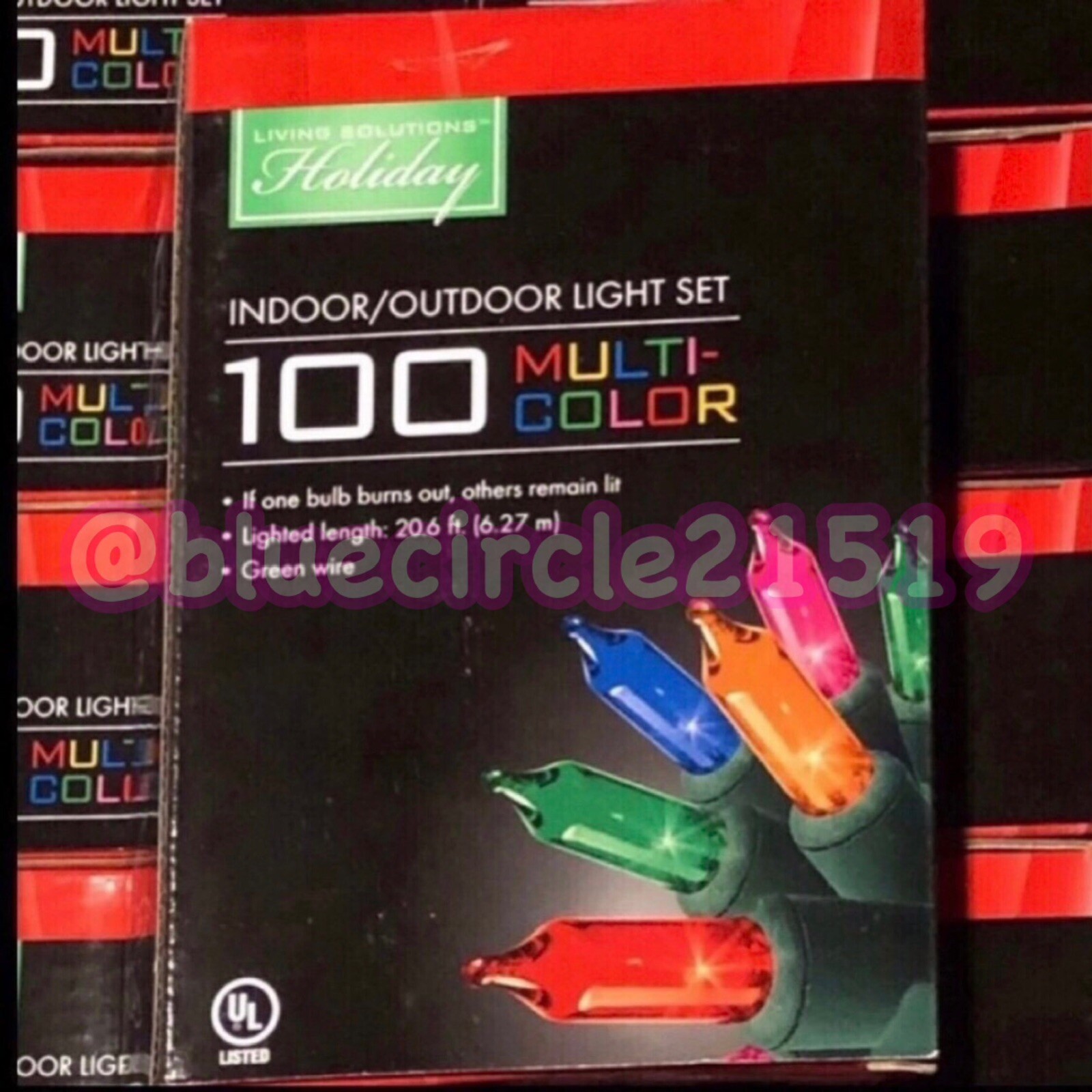 Living Solutions 100 Count Multi Colored Light Set - photo 2