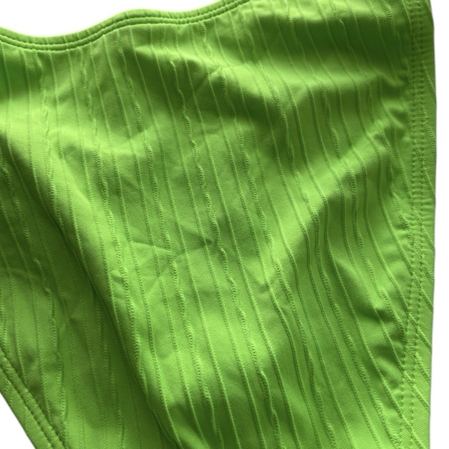 Xhilaration Neon Green String Bikini Bottoms - Size M - photo 4