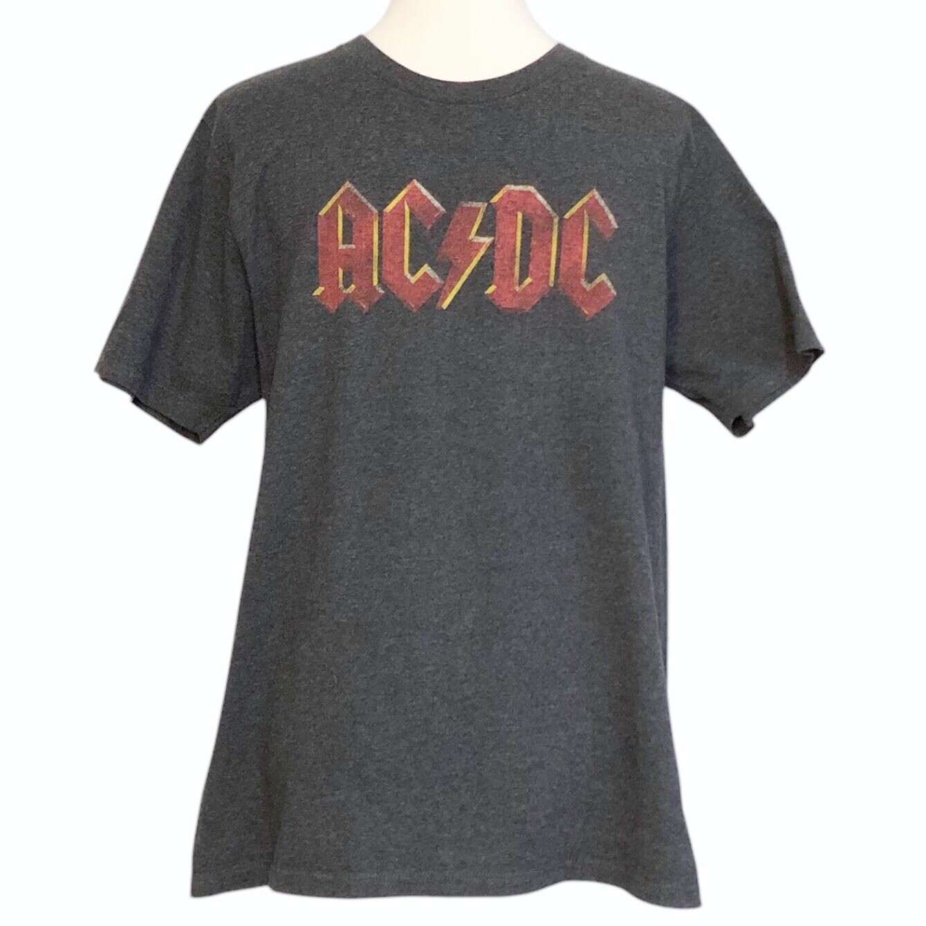 AC/DC Short Sleeve T-Shirt Gray M - photo 2