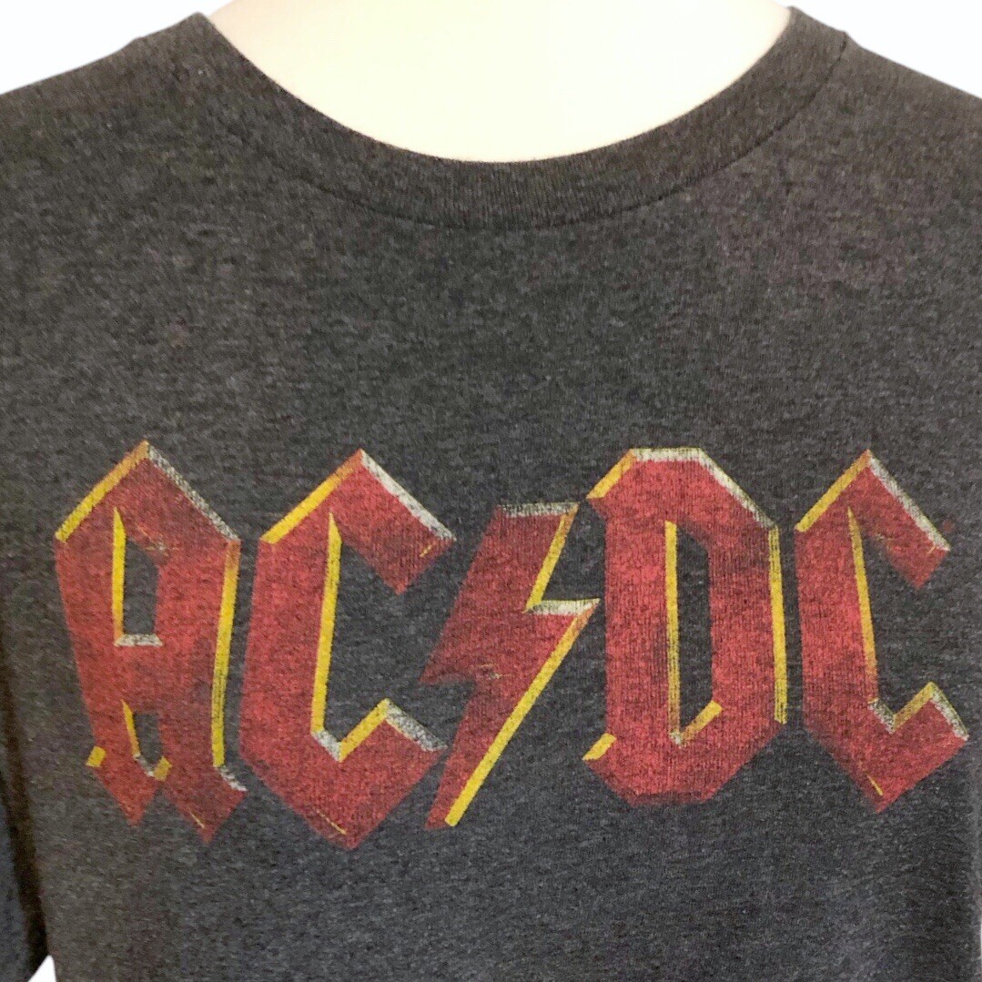 AC/DC Short Sleeve T-Shirt Gray M - photo 3