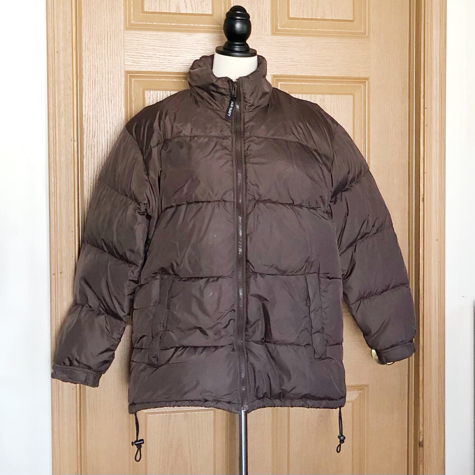 Old Navy Women's Puffer Coat - Brown, Large - photo 3