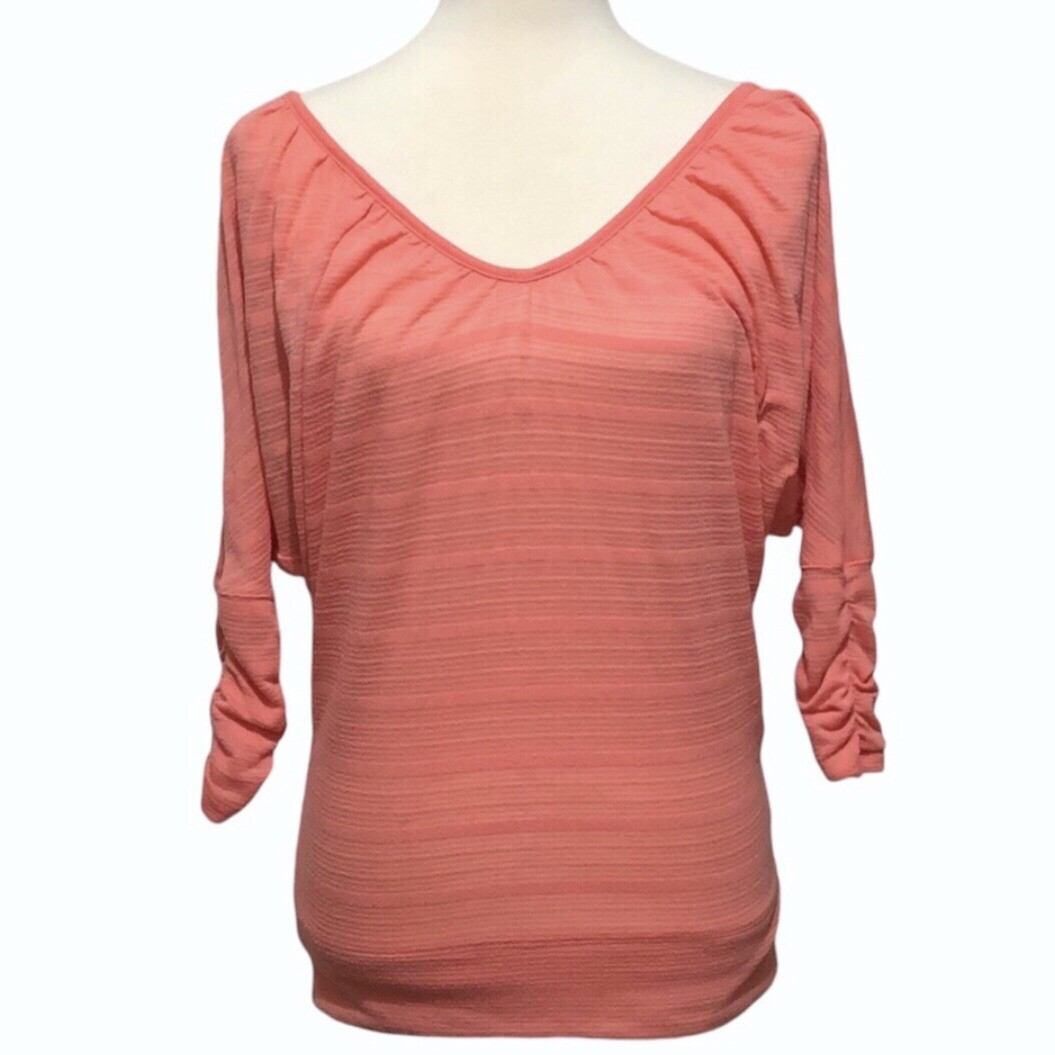 LAST CHANCE! Maurices Coral Sheer 3/4 Sleeve Top - Size S - photo 2