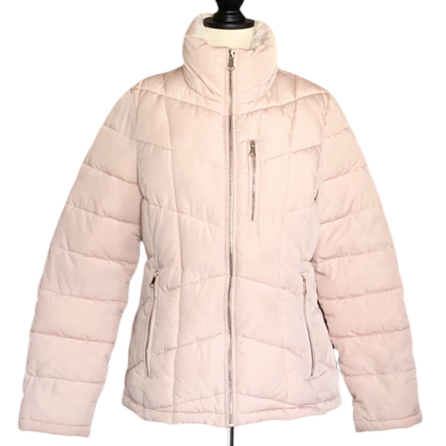 LAST CHANCE! Andrew Marc New York Pale Pink Puffer Coat Sm - photo 3