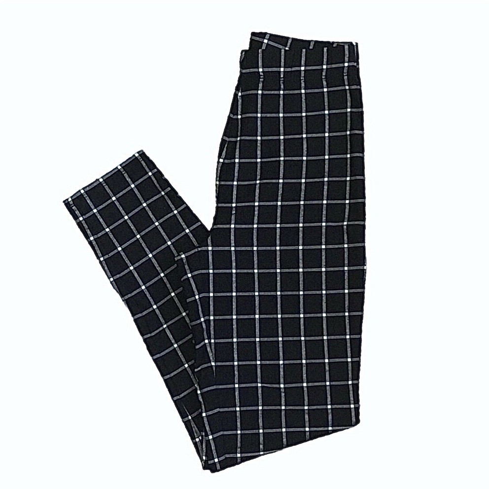 LAST CHANCE! PS/LA by Pacsun B&W Plaid Leggings Size Small - photo 2