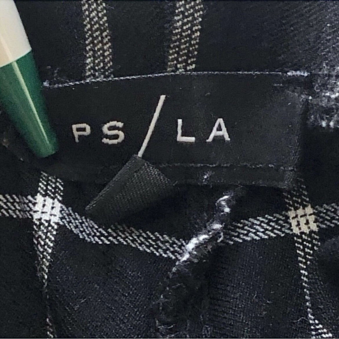 LAST CHANCE! PS/LA by Pacsun B&W Plaid Leggings Size Small - photo 5