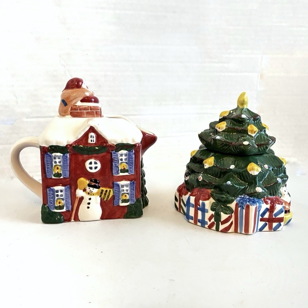 International China Vintage A Christmas Story Sugar & Creamer Se - photo 2