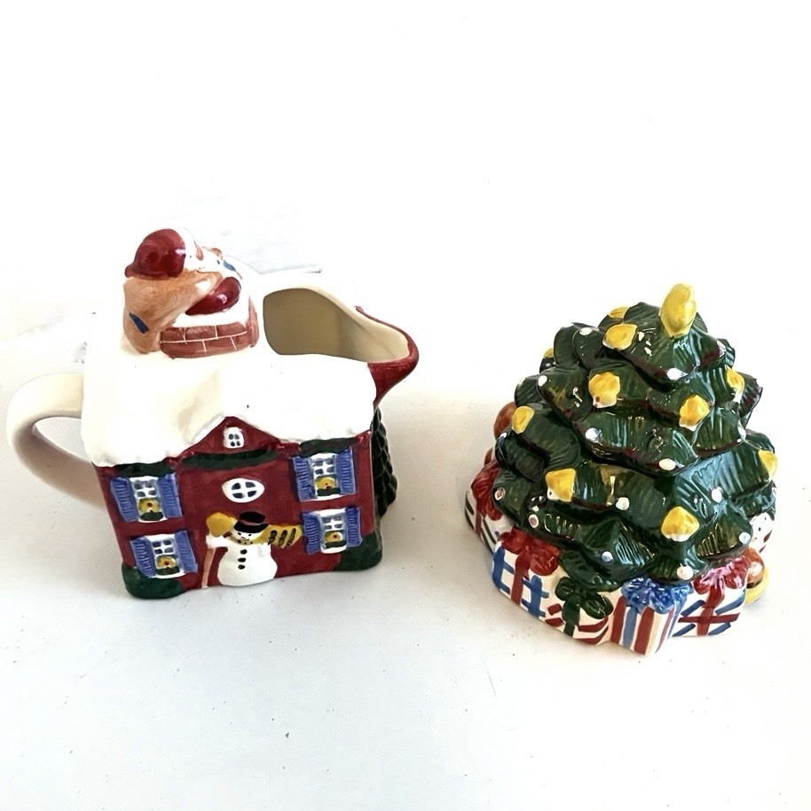 International China Vintage A Christmas Story Sugar & Creamer Se - photo 3