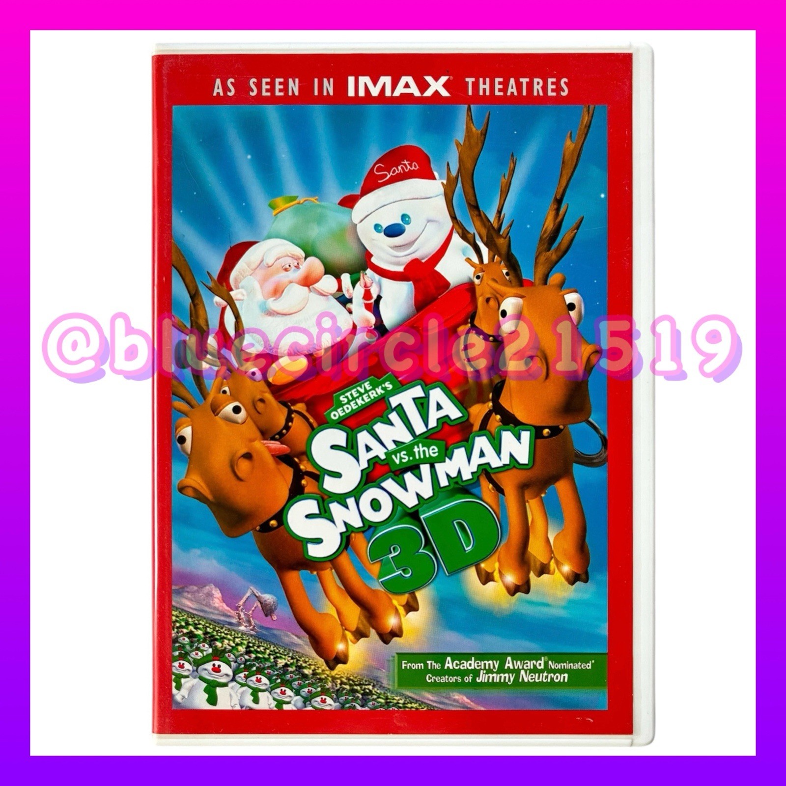 Santa vs. the Snowman 3D Movie on DVD