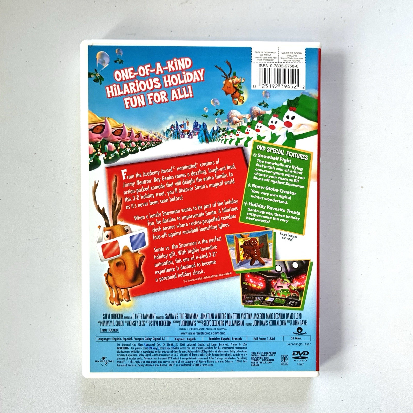 Santa vs. the Snowman 3D Movie on DVD - photo 5