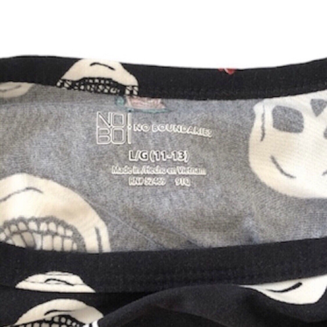 No Boundaries Skull Dia De Los Muertos Halloween Scoop Tee L - photo 4