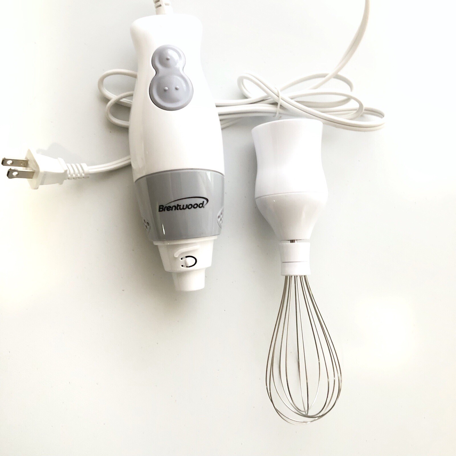 Brentwood HB-38W 2-Speed Hand Blender & Whisk - photo 2