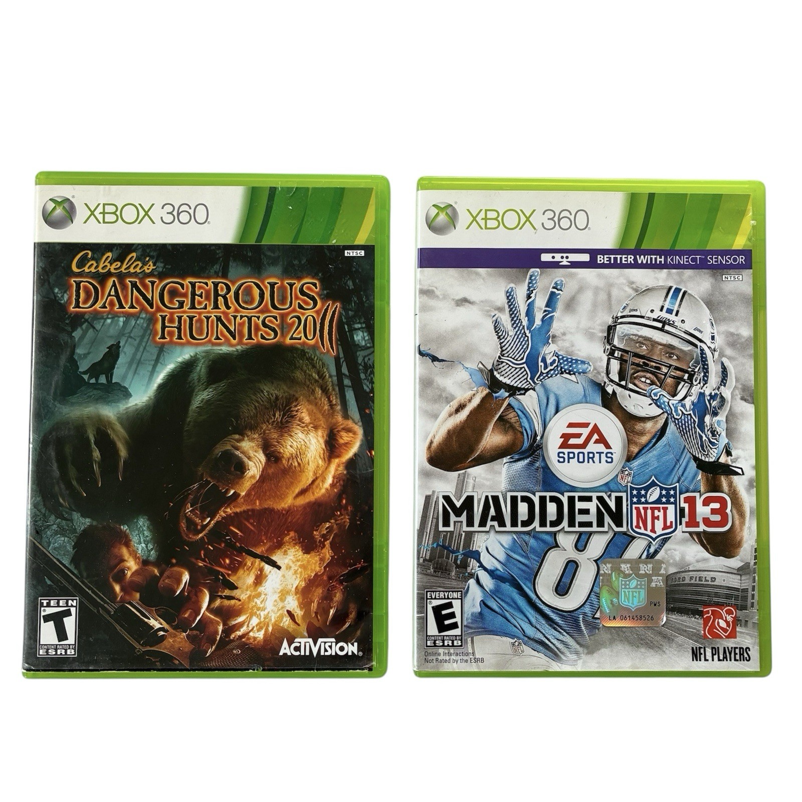 Xbox 360 2 Piece Video Games Bundle Madden and Cabela’s - photo 2