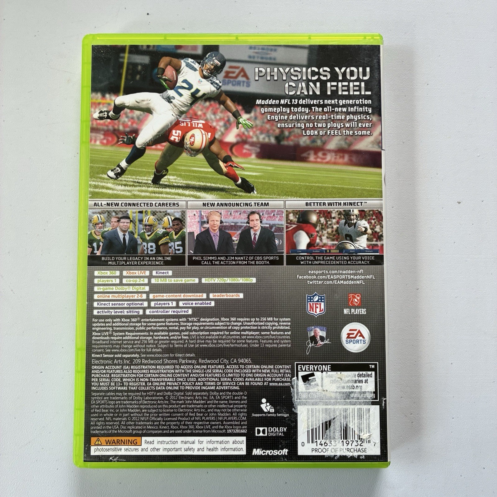 Xbox 360 2 Piece Video Games Bundle Madden and Cabela’s - photo 4