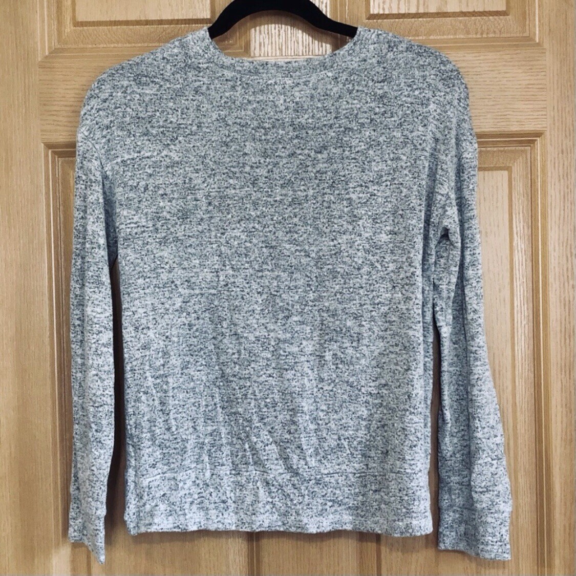 The Children's Place Gray Crew Neck Sweater Top Twist Front Long - photo 4