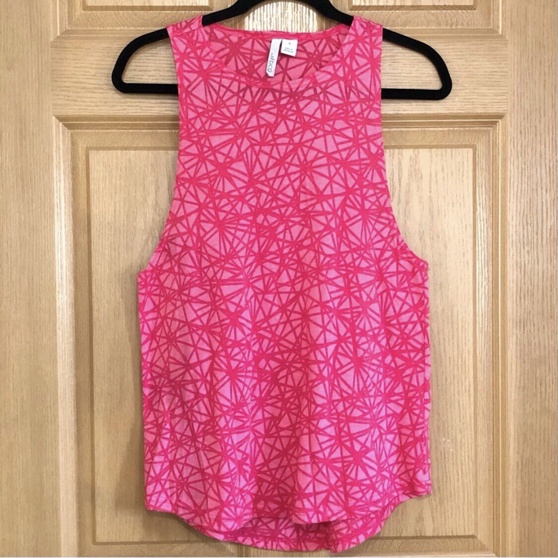 BCG Pink Geometric Print Exercise Tank - Size XL - photo 2