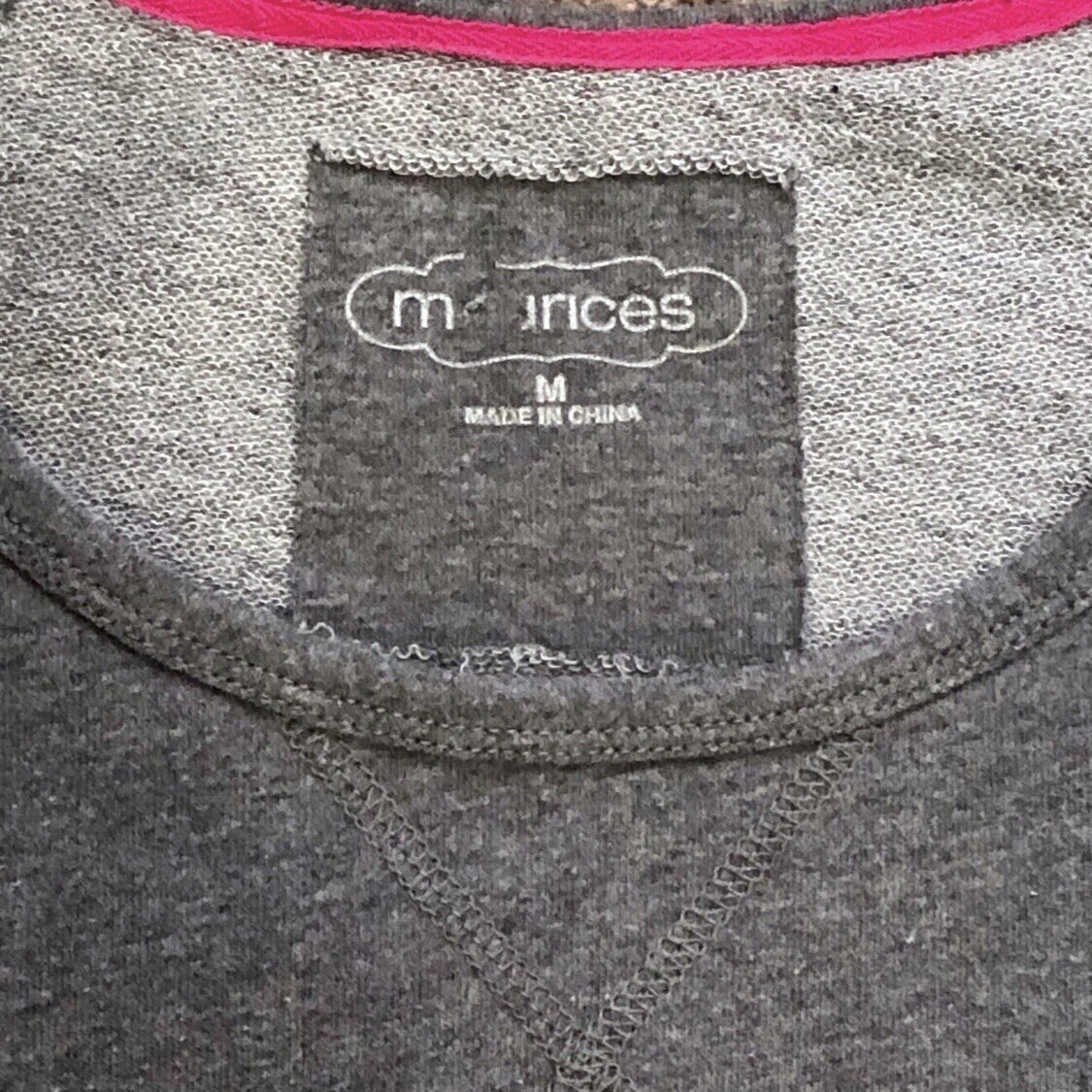 Maurices Cold Shoulder Solid Gray Pullover Sweatshirt Size Mediu - photo 5
