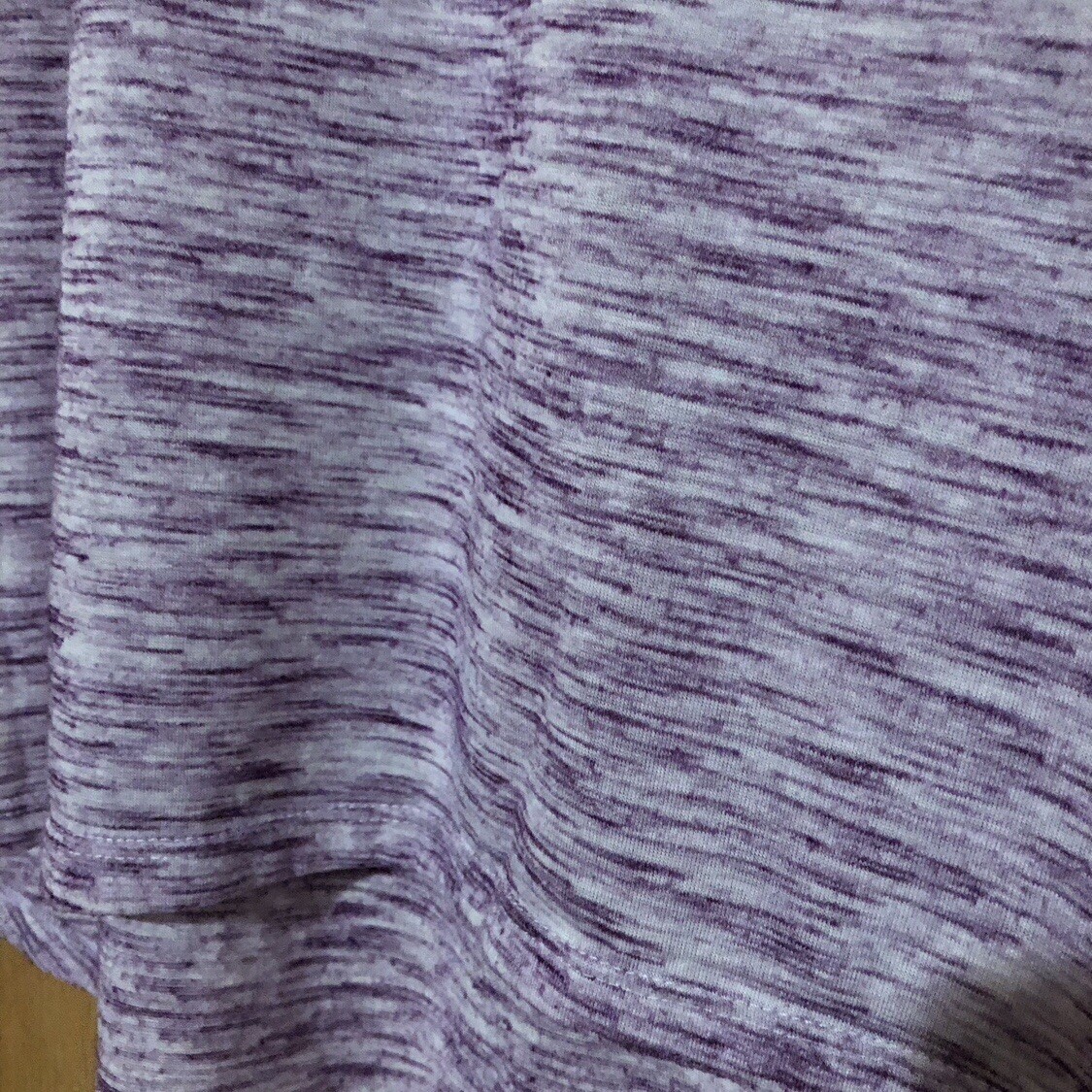 Mudd Hi-Lo 3/4 Sleeve Batwing Purple White Casual Top Medium - photo 4