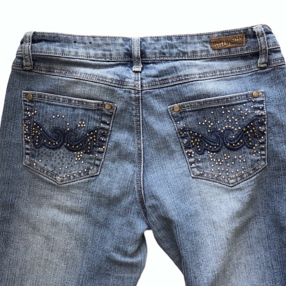 Southpole Blue Denim Jeans with Detailed Back Pockets •Size 9 - photo 4