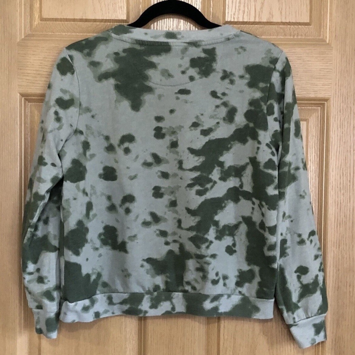Guns N' Roses Green Tie Dye Long Sleeve Sweatshirt - Size S - photo 4