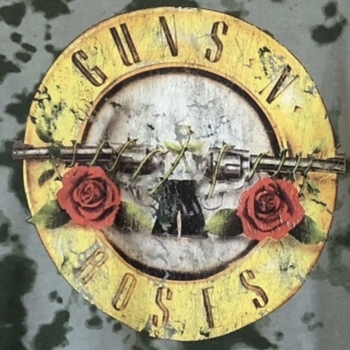 Guns N' Roses Green Tie Dye Long Sleeve Sweatshirt - Size S - photo 5