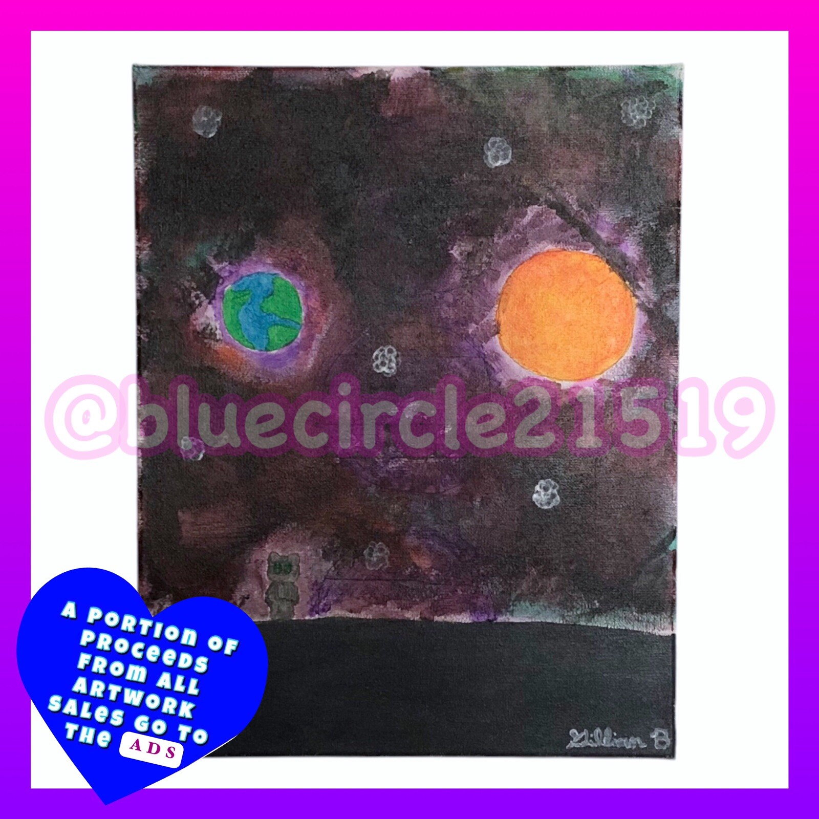11x14 Canvas Painting "Outsiders" 2022 CUSTOM MADE (OOAK)