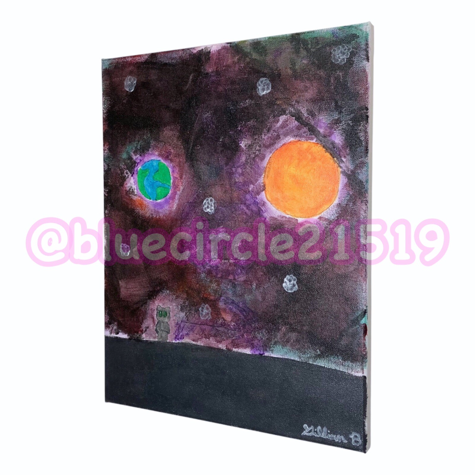 11x14 Canvas Painting "Outsiders" 2022 CUSTOM MADE (OOAK) - photo 3