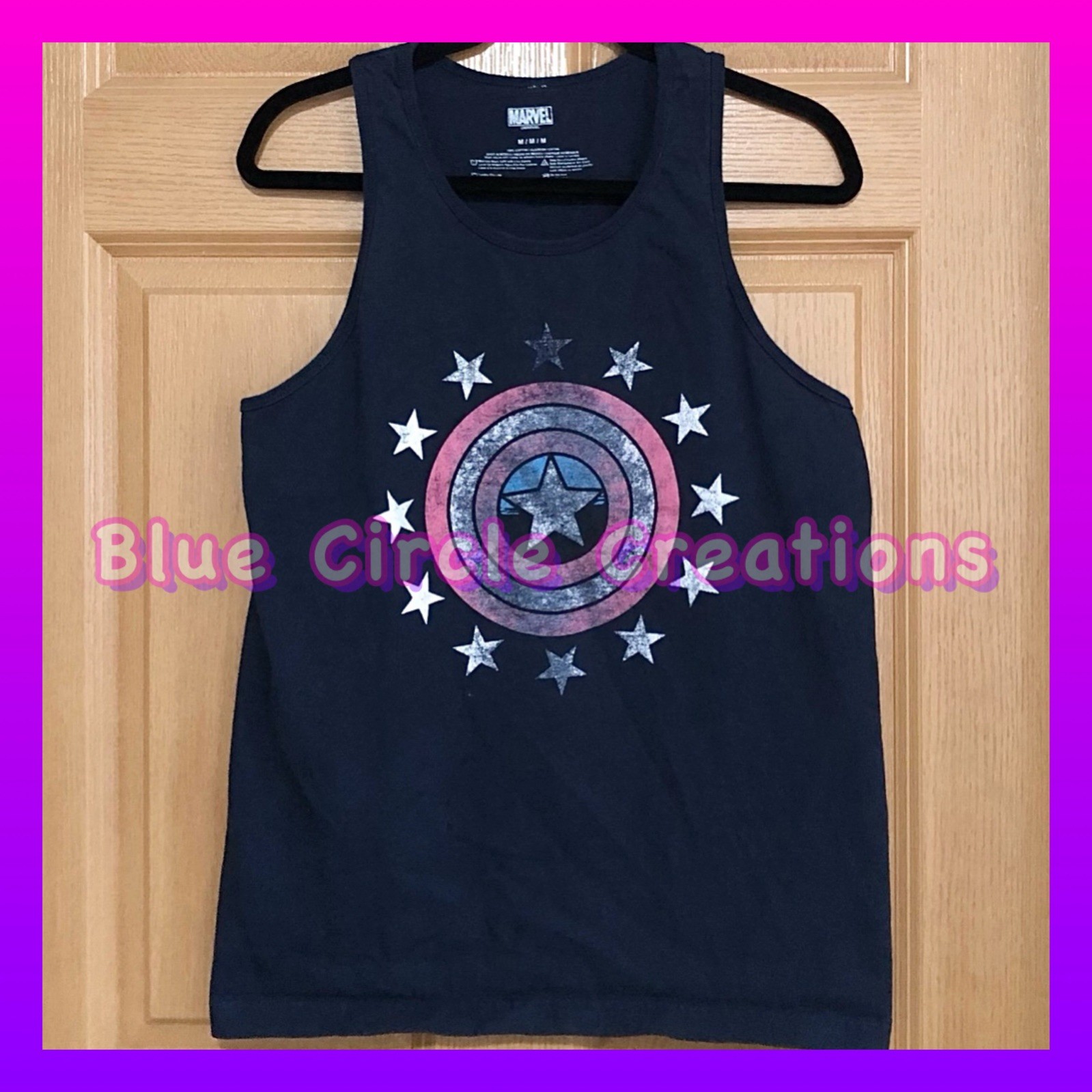 Marvel Captain America Shield Tank Top - Men's Medium - photo 2