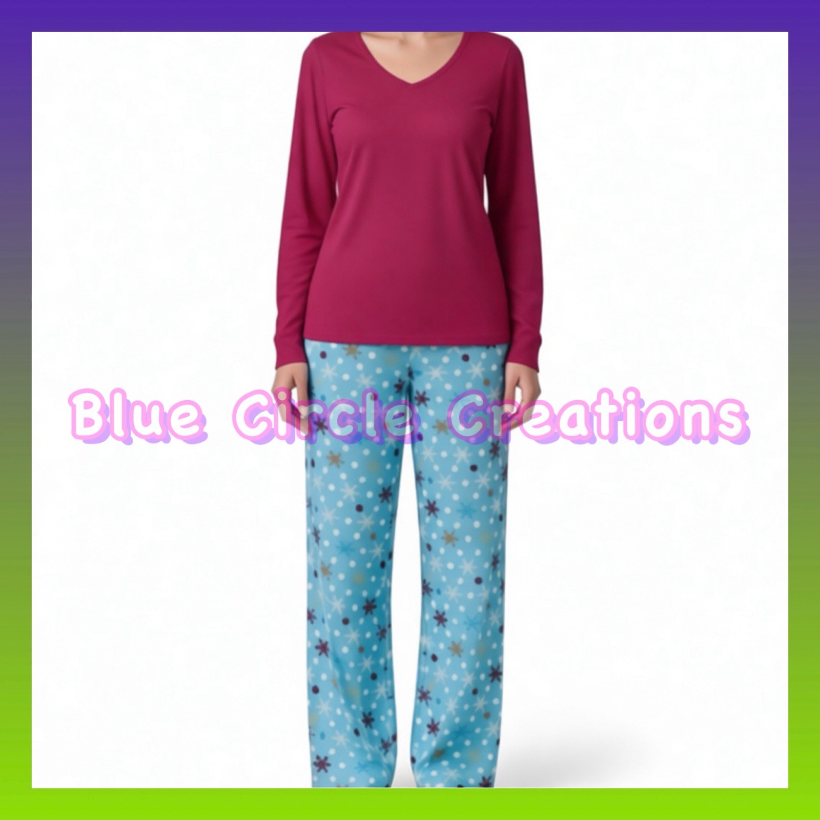 Delicates Brand Fleece Pajamas 2 Piece Set •Size XS