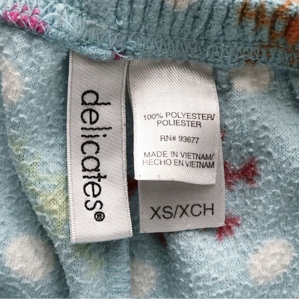 Delicates Brand Fleece Pajamas 2 Piece Set •Size XS - photo 5