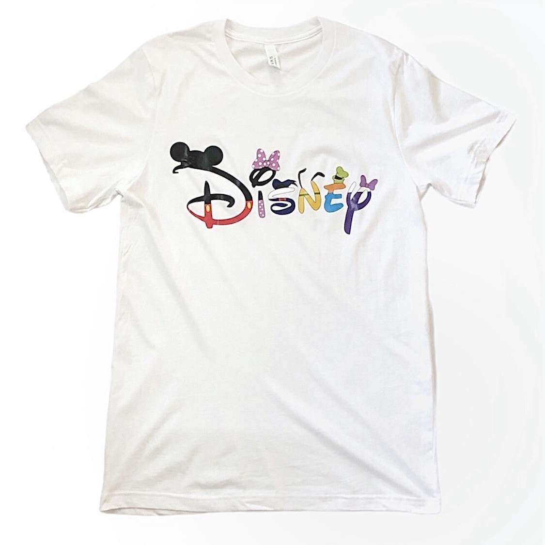 Disney Logo Short Sleeve Tee - White, M - photo 5
