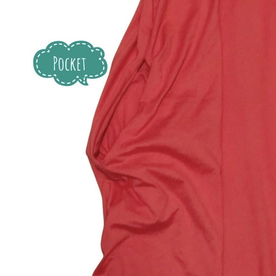 Mittoshop Coral T-Shirt Dress Short Sleeves Pockets NWT XL - photo 3