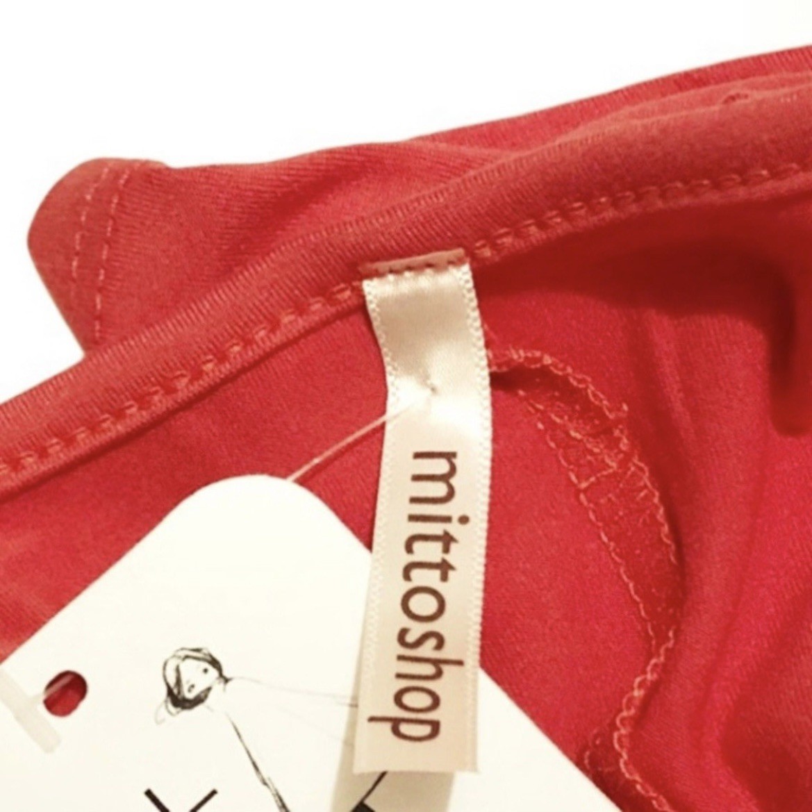 Mittoshop Coral T-Shirt Dress Short Sleeves Pockets NWT XL - photo 4