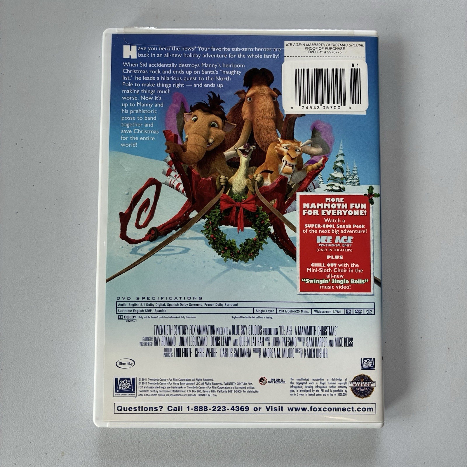Ice Age: A Mammoth Christmas Special DVD - photo 5