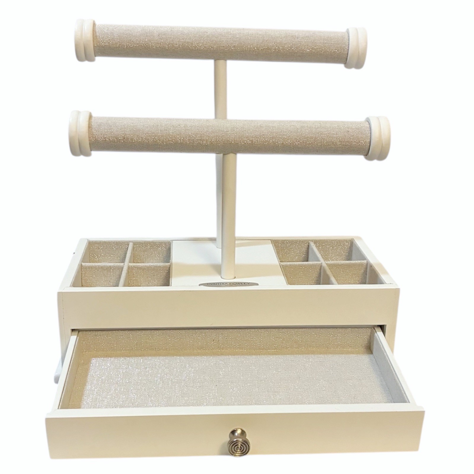 Cynthia Rowley White Wooden Jewelry Box/Organizer - photo 4