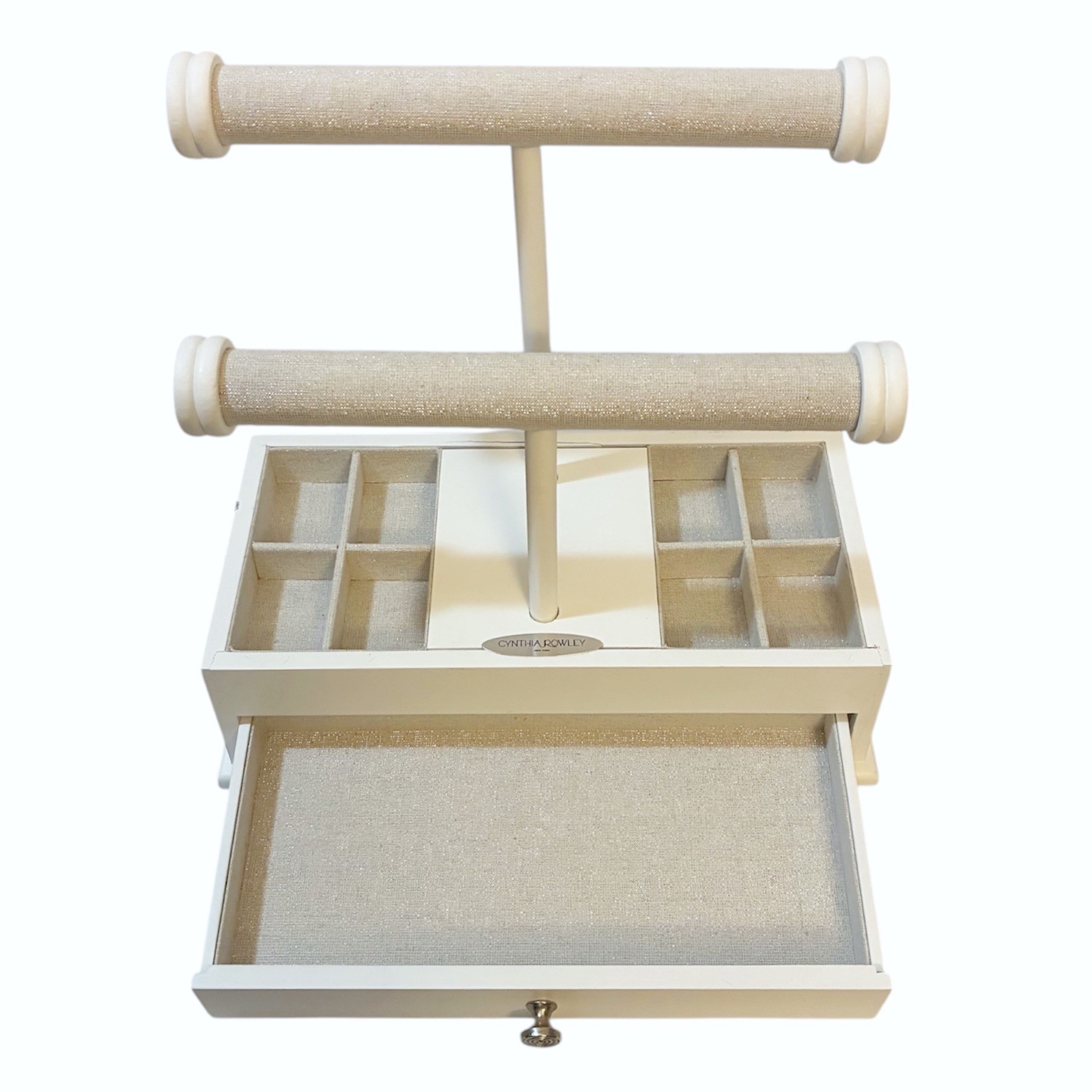 Cynthia Rowley White Wooden Jewelry Box/Organizer - photo 5