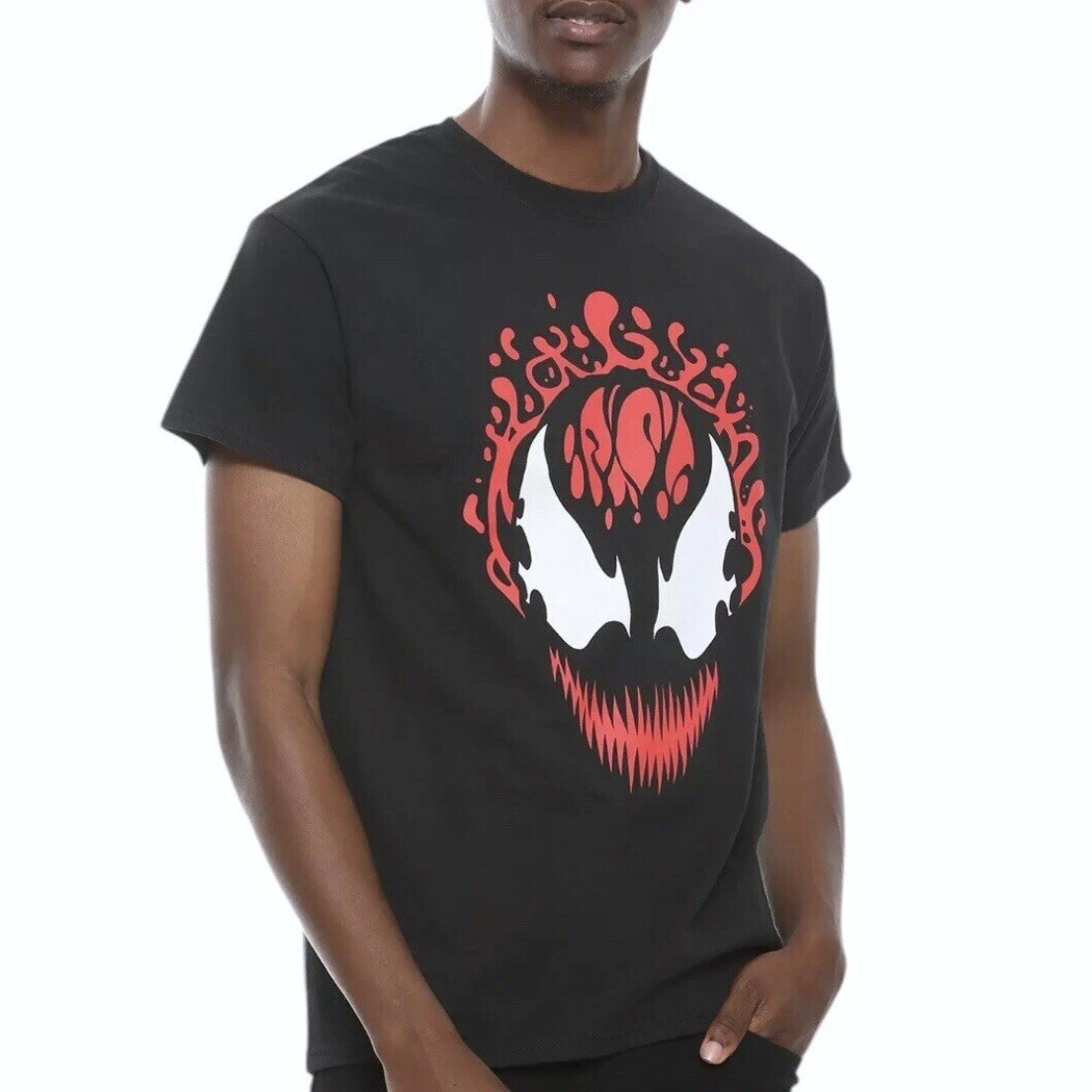 Marvel Spider-Man Venom Carnage Face T-Shirt - Size Small (Unise - photo 3