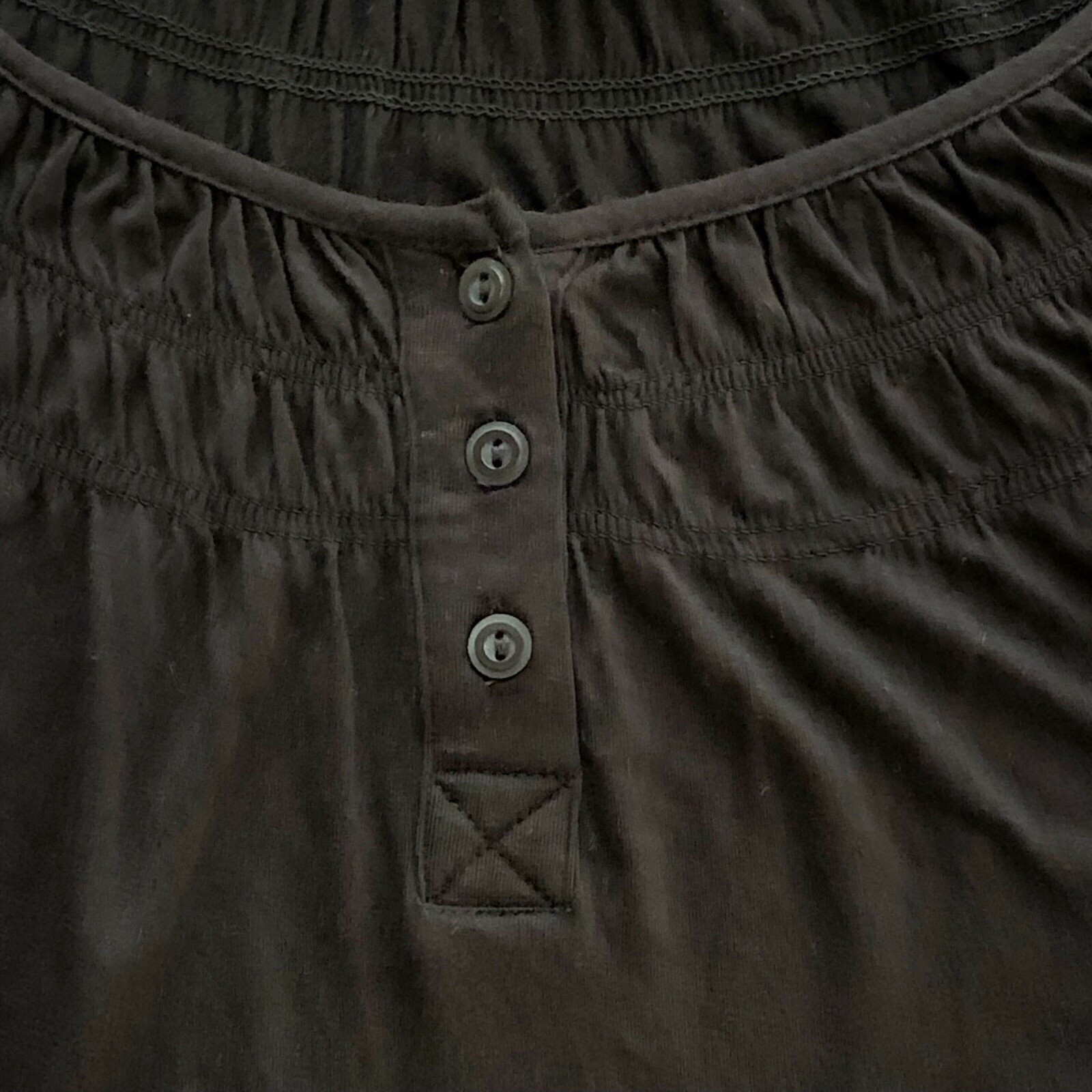 Liz Claiborne Vintage Black Short Sleeve Top - Size M - photo 5