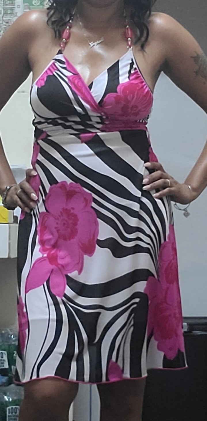 ys usa halter dress large