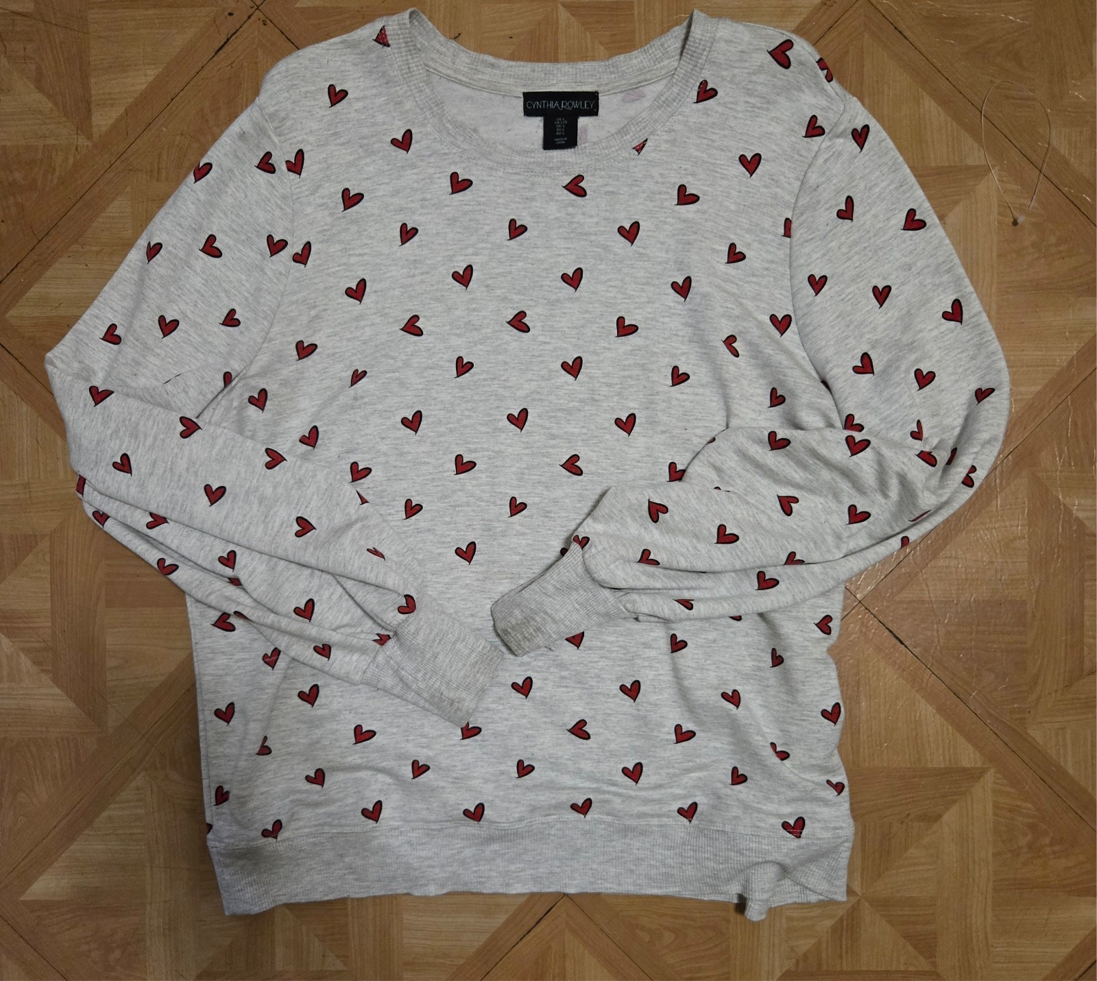 Cynthia Rowley Heart Sweater - Large