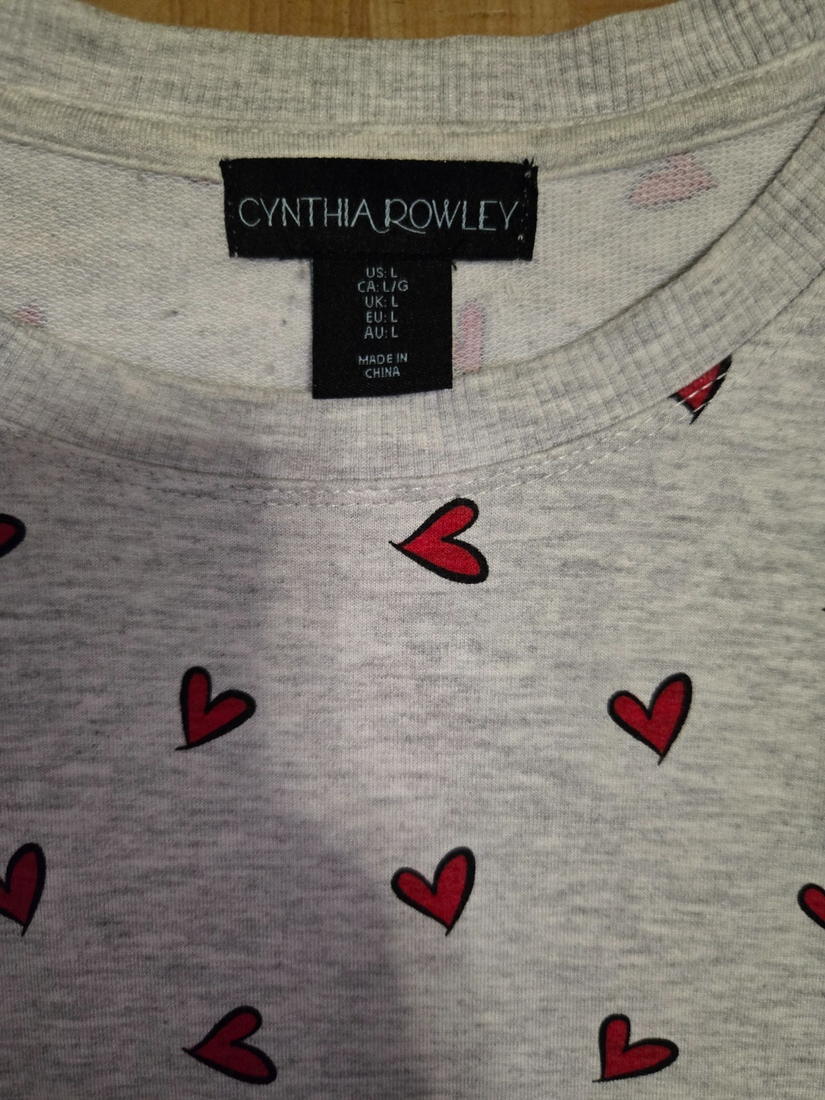 Cynthia Rowley Heart Sweater - Large - photo 2
