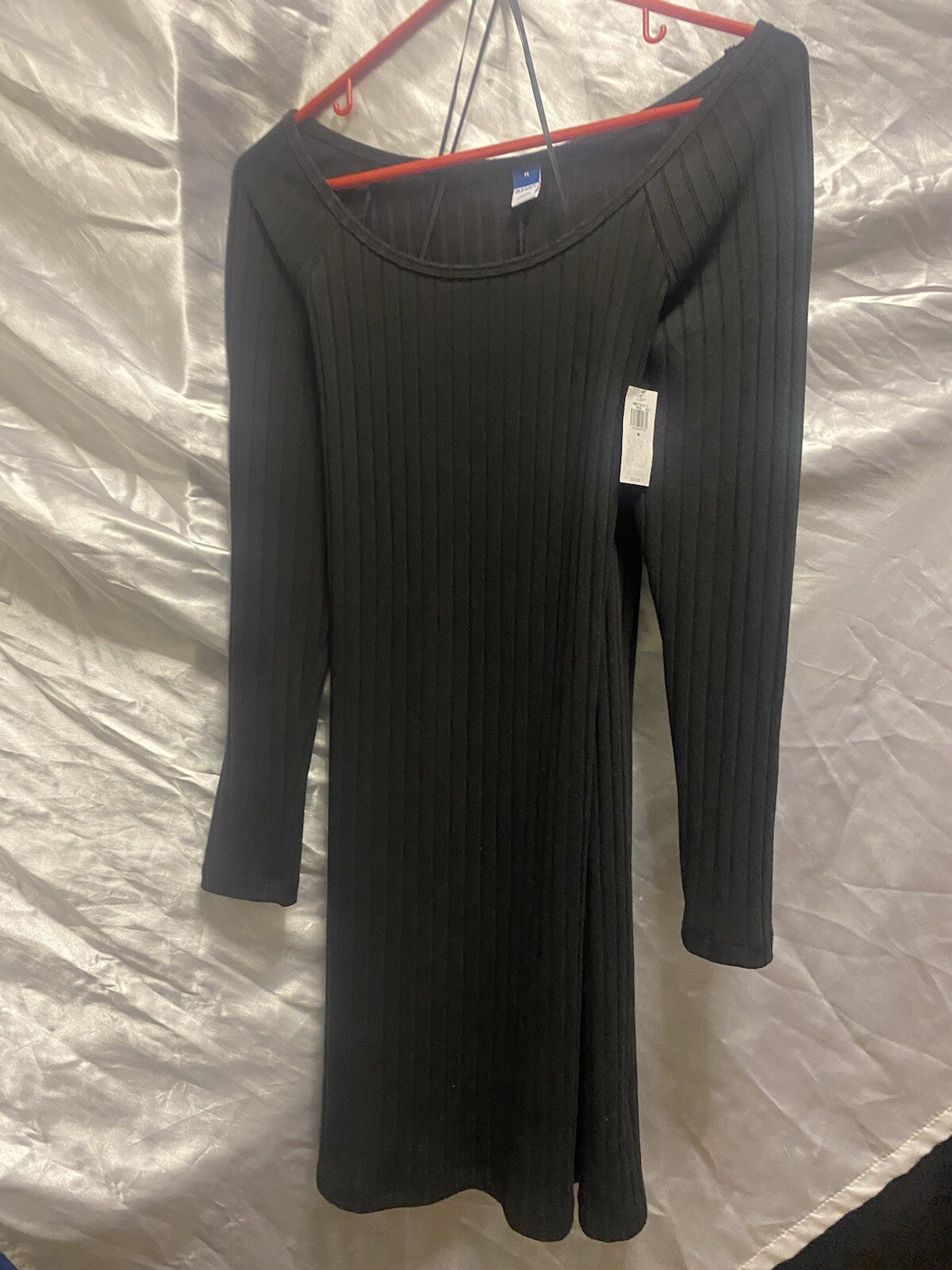 Old Navy Black Fit & Flare Midi Dress - Size M - photo 2