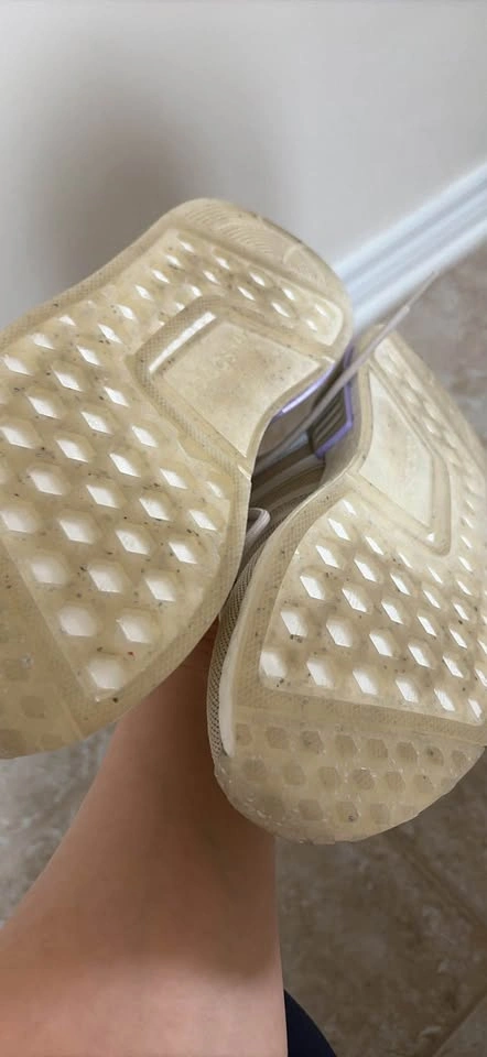 adidas NMD_R1 Womens Shoes Size 7.5, Beige/Purple - photo 4