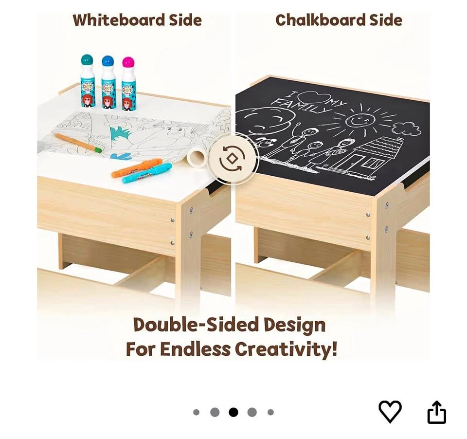 4 in 1 Kids Desk and Chair Set