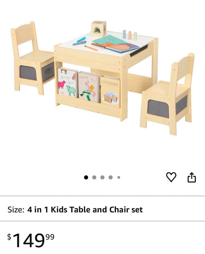4 in 1 Kids Desk and Chair Set - photo 2