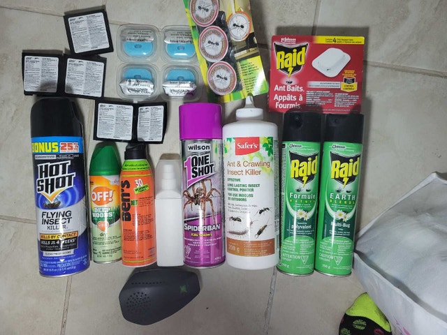 Insect Repellents, Ant Baits, Bug Killers - Lot