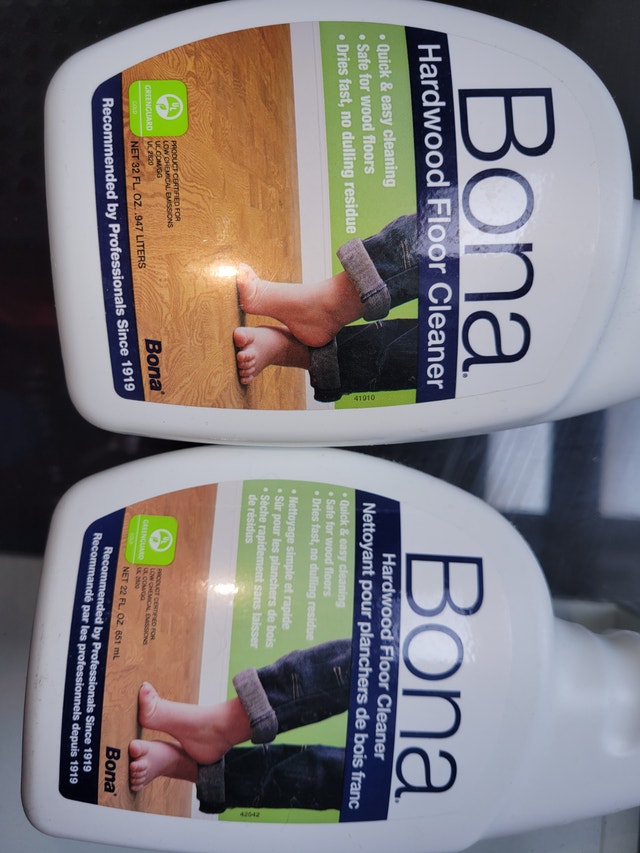 2 gently used Bona Hardwood Floor Cleaner - photo 3