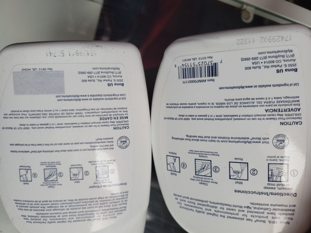 2 gently used Bona Hardwood Floor Cleaner - photo 4